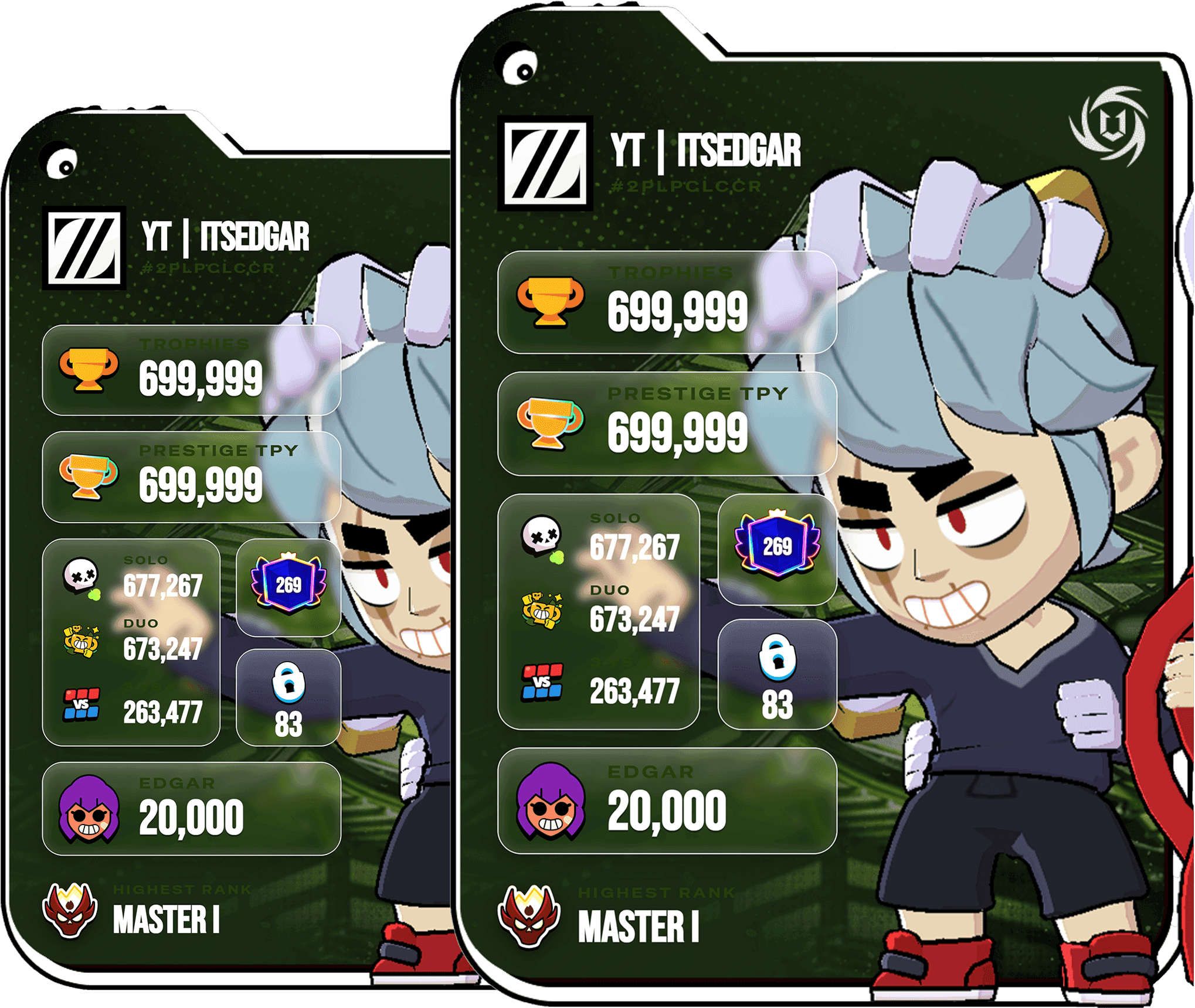 Brawl Cards profile card preview